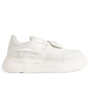 Emporio Armani Chunky Low-Top Trainers - White