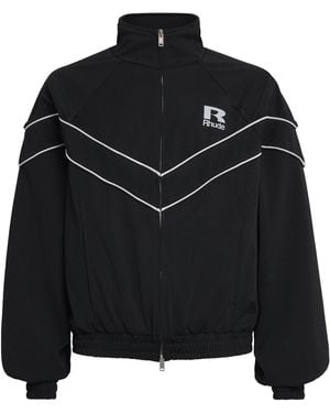 Rhude Logo Piping Track Jacket - Black