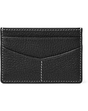 Aspinal of London Leather Hudson Slim Card Holder - Black
