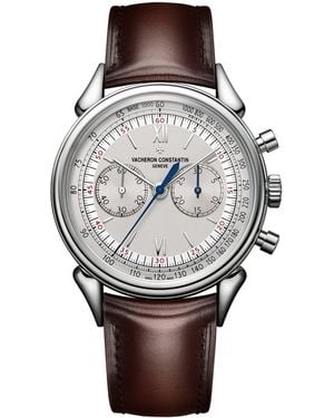 Vacheron Constantin Stainless Steel Historiques Cornes De Vache 1955 - Grey