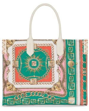 Balmain Medium B-Army Tote Bag - White