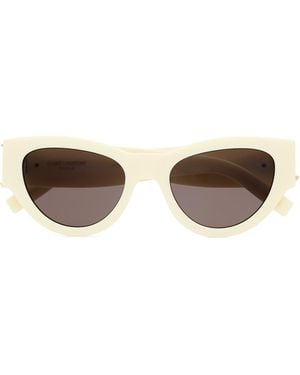 Saint Laurent Acetate Sl M94 Sunglasses - Brown