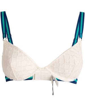 Fleur du Mal Mesh Serena Demi Bra - Natural