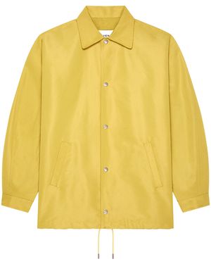 Givenchy Faille Logo Coach Jacket - Yellow