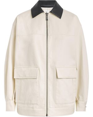 Anine Bing Cotton Holden Jacket - Natural
