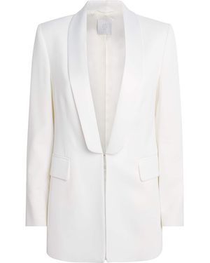 Eleventy Twill Tuxedo Jacket - White