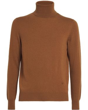 Isaia Cashmere Rollneck Jumper - Brown