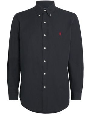 Polo Ralph Lauren Classic Fit Long Sleeve Cotton Oxford Button Down Shirt - Black