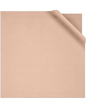 BVLGARI Silk Lettere Maxi Scarf - Natural