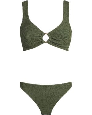 Hunza G Julia Tonal Hoop Bikini - Green