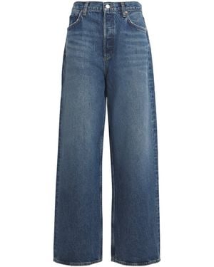 Agolde The Low-Slung Baggy Jeans - Blue