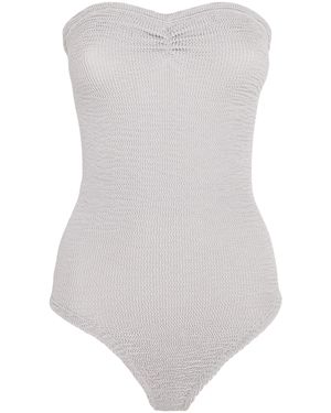 Hunza G Metallic Brooke Swimsuit - Grey