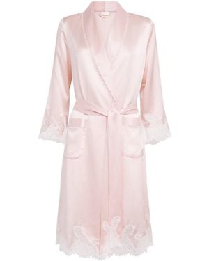 Manitu Mulberry Silk Luella Robe - Pink