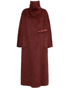 Max Mara Virgin Wool-Alpaca Coat - Red