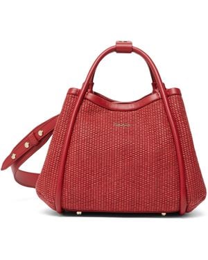Max Mara Extra-Small Marine Top-Handle Bag - Red