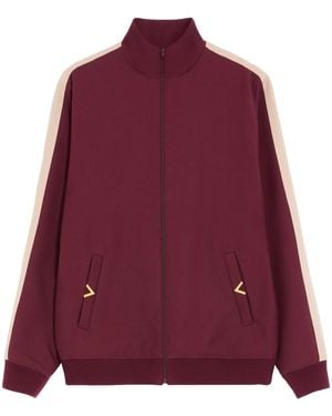 Valentino Jersey Vgold Track Jacket - Purple