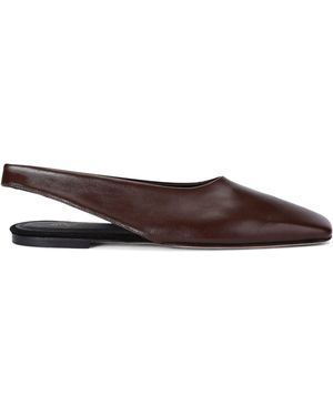 Neous Leather Atlas Slingback Flats - Brown