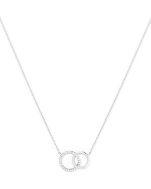 Astrid & Miyu And Topaz Orbit Necklace - White