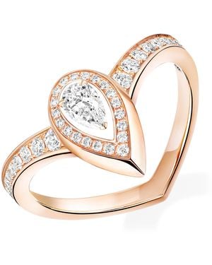 Messika Fiery And Diamond Ring - Pink