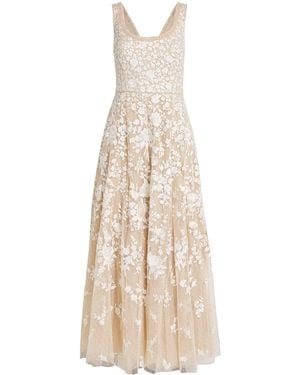 Needle & Thread Scoop-Neck Rosa Maxi Dress - Natural