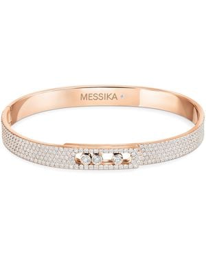 Messika Move Noa And Diamond Pavé Bangle - Natural