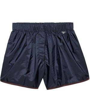 Prada Re-Nylon Shorts - Blue