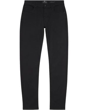 7 For All Mankind Slimmy Tapered Lux Performance Plus Jeans - Black