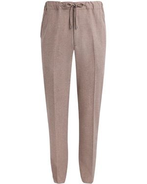 FIORONI CASHMERE Virgin Wool Straight Chinos - Grey