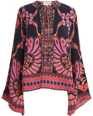 Lug Von Siga Printed Tess Blouse - Red