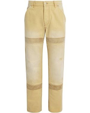 Wales Bonner Japanese Canvas Sierra Straight Pants - Yellow