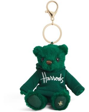 Harrods Henry Bear Keyring - Green