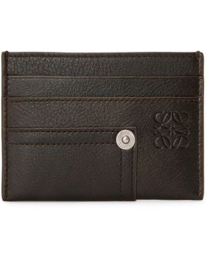 Loewe Calfskin Panta Card Holder - Black