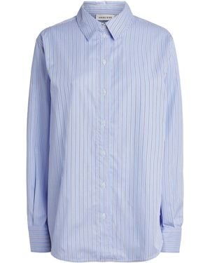 Anine Bing Oversized Stripe Essie Shirt - Blue