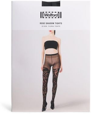 Wolford Rose Shadow 20 Tights - White