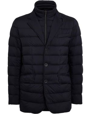 Herno Padded Quilted Puffer Jacket - Blue