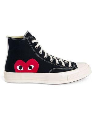 COMME DES GARÇONS PLAY X Converse Heart Chuck Taylor All Star '70 High-Top Trainers - Black