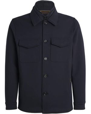 Moorer Technical Overshirt - Blue