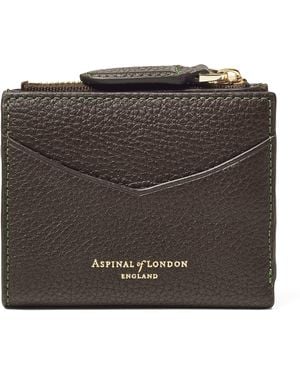 Aspinal of London Leather Card Holder - Black