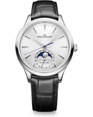 Jaeger-lecoultre Stainless Steel Master Ultra Thin Moon Watch - Grey
