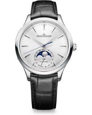 Jaeger-lecoultre Stainless Steel Master Ultra Thin Moon Watch - Grey