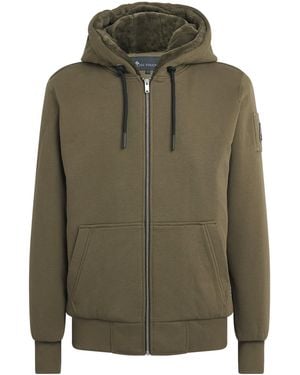 Moose Knuckles Padded Bunny Zip-Up Hoodie - Green