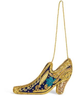 Harrods Bead-Embellished Shoe Tree Decoration - Metallic