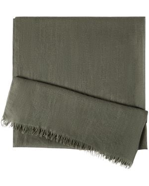 Brunello Cucinelli Cashmere-Silk Scarf - Green