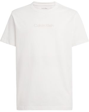 Calvin Klein Cotton Logo T-Shirt - White