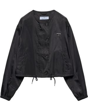 Prada Re-Nylon Blouson Jacket - Black