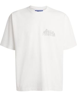 Picante Organic Cotton Peaks Icon T-Shirt - White