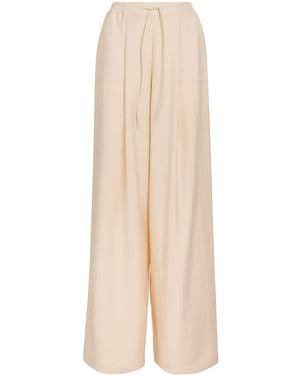 Claudie Pierlot Wide-Leg Trousers - Natural