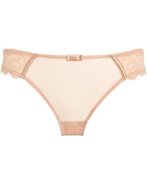 Maison Lejaby Lace-Detail Gaby Briefs - Natural