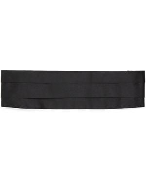 Canali Silk Cummerbund - Black