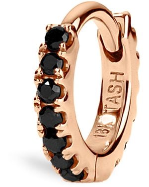 Maria Tash And Diamond Eternity Single Hoop Earrings - Metallic